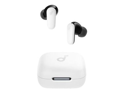 Soundcore P30i - True wireless-hörlurar med mikrofon - inuti örat - Bluetooth - aktiv brusradering - vit