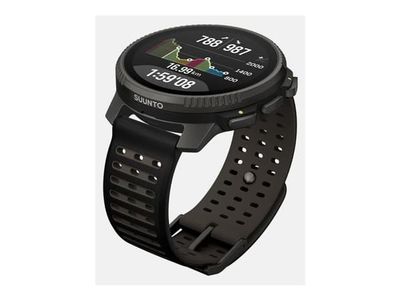 Suunto Vertical 2 - Svart glasfiberförstärkt polyamid - sportklocka med rem - silikon - svart och grå - handledsstorlek: 125-175 mm - display 1.5" ...