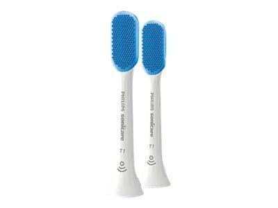 Philips Sonicare TongueCare+ HX8072 - Extra tandborsthuvud - till tandborste - vit (paket om 2) - för Sonicare 2 Series; 3 Series; Sonicare Diamond...
