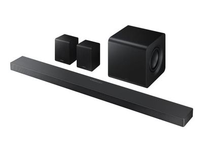 Samsung HW-QS750F - Q Series - soundbar - 5.1.2-kanal - trådlös - Bluetooth, Wi-Fi - titansvart