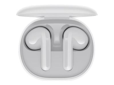 Xiaomi Redmi Buds 4 Lite - True wireless-hörlurar med mikrofon - öronknopp - Bluetooth - aktiv brusradering - vit