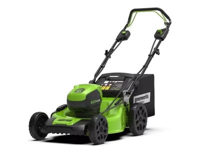 Greenworks GD60LM51SP, Manuell gressklipper, 1200 m², 51 cm, 2,5 cm, 8 cm, 55 l