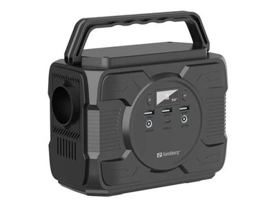 Sandberg - Bærbar strømstasjon - AC 230 V / DC 5 - 20 V - 200 watt - litiumion - 48000 mAh - 172.8 Wh - utgangskontakter: 6