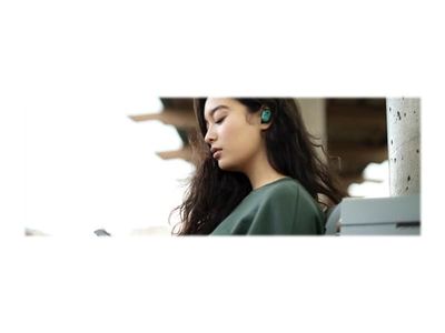Skullcandy Push - True wireless-hodetelefoner med mikrofon - i øret - Bluetooth - psykotropisk blågrønt