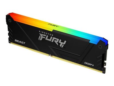 Kingston FURY Beast RGB - DDR4 - modul - 32 GB - DIMM 288-PIN - 3200 MHz / PC4-25600 - CL16 - 1,35 V - inte buffert - ej ECC - sort