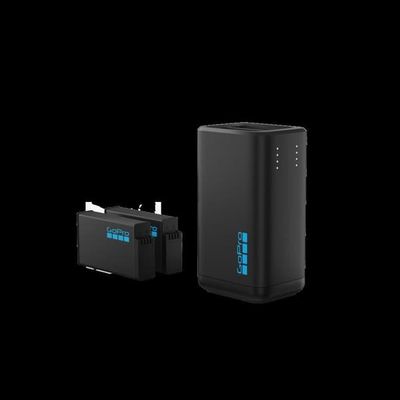 GoPro - Batterilader + batteri 2 x - 1960 mAh - 2 x batterier lader - 2 utgangskontakter - Europa - for MAX2