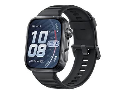 Huawei Watch Fit 5 Pro - Aluminiumslegering - smartklokke med stropp - fluorelastomer - svart - håndleddstørrelse: 130-210 mm - display 1.92" - NFC...
