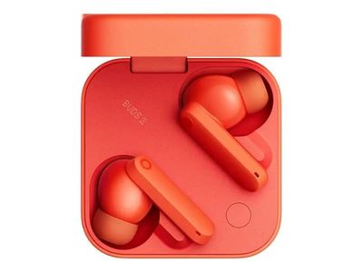 CMF Buds 2 - True wireless-hörlurar med mikrofon - öronknopp - Bluetooth - aktiv brusradering - orange