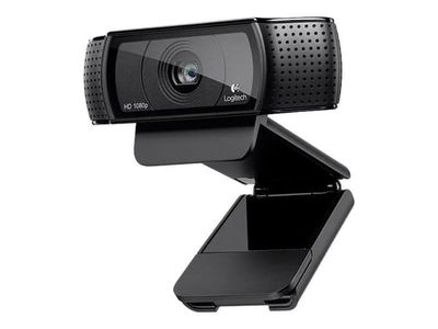 Logitech HD Pro Webcam C920 - Nettkamera - farge - 1920 x 1080 - lyd - USB 2.0 - H.265