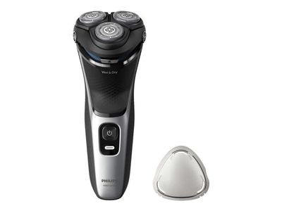 Philips 3000 Series S3143 - Rakapparat - sladdlös - ljus silver