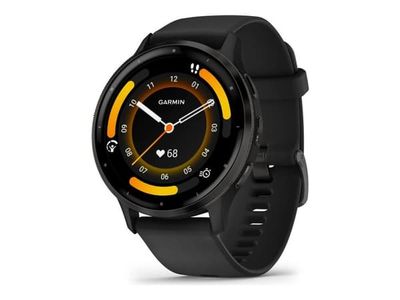 Garmin Venu 3 - 45 mm - svart fiberförstärkt polymer - smart klocka med band - silikon - handledsstorlek: 135-200 mm - display 1.4" - 8 GB - Blueto...