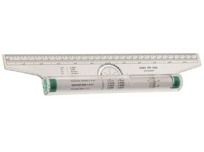 Linex RR1000, Rullelinjal, Isopor, Grønn, Gjennomsiktig, cm, tommer, MM Fiber, 300 mm, 1 stykker