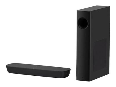 Panasonic SC-HTB250 - Lydplankesystem - for hjemmeteater - 2,1 kanaler - trådløs - Bluetooth - 120 watt (Total)