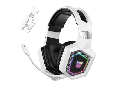 ONIKUMA GT806 gamingheadset Bluetooth 5.4, hvit