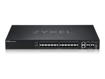Zyxel XGS2220 Series XGS2220-30F - Switch - L3-tilgang, NebulaFLEX Cloud - Styrt - 24 x 100/1000 Base-X + 6 x 10 Gigabit (opplink) - stasjonær, rac...