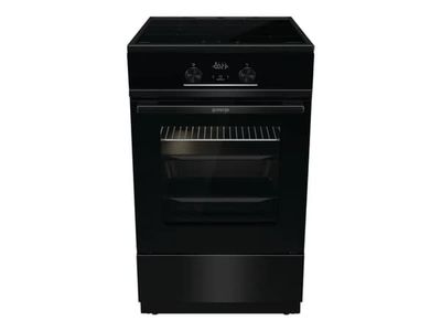 Gorenje Advanced GEIT5C60BPG - Komfyr - frittstående - bredde: 50 cm - dybde: 59.4 cm - høyde: 85 cm - med selvrens - svart