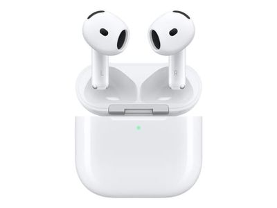 Apple AirPods 4 with Active Noise Cancellation - True wireless-hörlurar med mikrofon - öronknopp - Bluetooth - aktiv brusradering - vit