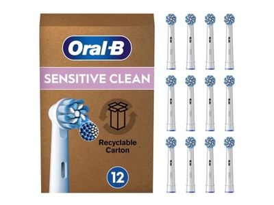 Oral-B Pro Sensitive Clean børstehoder 12-pk, ekstra myk, hvit