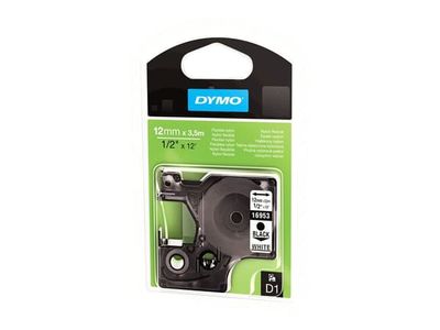 DYMO - Nylon - svart på hvitt - Roll (1.2 cm x 3.5 m) 1 kassett(er) fleksibelt bånd - for ExecuLabel LM150; LabelMANAGER