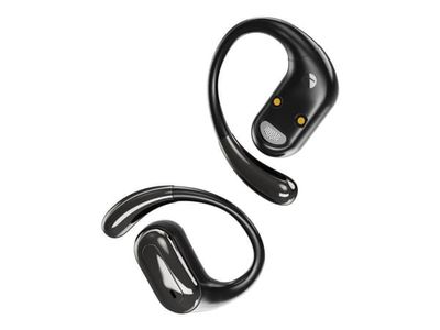 GMB Audio - True wireless-hodetelefoner med mikrofon - åpent øre - over-øret-montering - Bluetooth - svart