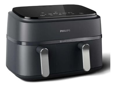 Philips Series 3000 NA351 - Varmluftsfritös - 9 liter - 2.75 kW - svart/silver