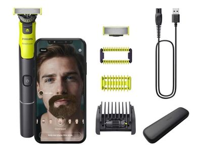 Philips OneBlade 360 QP4631 - Trimmer - sladdlös - limegrön/kolgrå