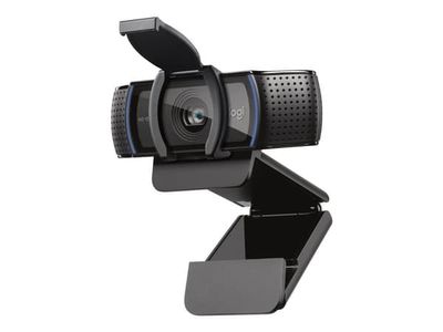 Logitech HD Pro Webcam C920S - Nettkamera - farge - 1920 x 1080 - lyd - USB