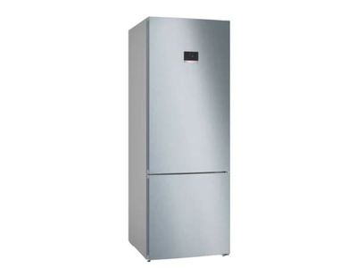 Bosch Serie | 4 KGN56XLEB - Kjøleskap/fryser - bunnfryser - bredde: 70 cm - dybde: 80 cm - høyde: 193 cm - 508 liter - Klasse E - rustfritt stål ut...