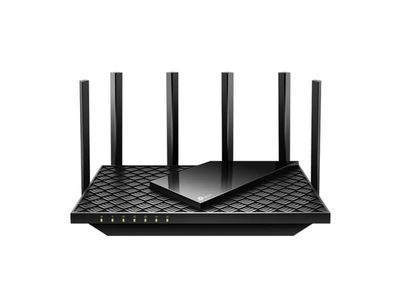 TP-Link Archer AX72 Pro, Wi-Fi 6 (802.11ax), Dobbelbånd (2.4 GHz / 5 GHz), Ethernet/bredbåndsforbindelse, Svart, Skrivebord/stolperuter