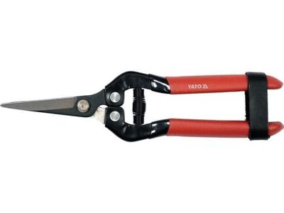 Yato hagesaks for frukt, planter og blomster 185 mm bøyd nese (YT-8817)