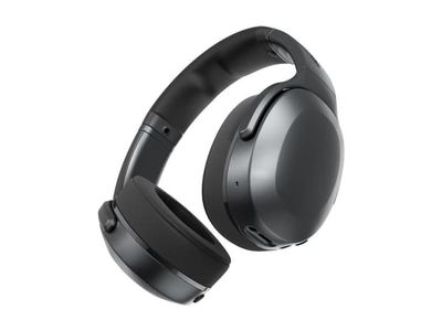 Skullcandy Crusher 540 Active - Hodetelefoner med mikrofon - full størrelse - Bluetooth - trådløs, kablet - 3,5 mm jakk - lydisolerende - kull