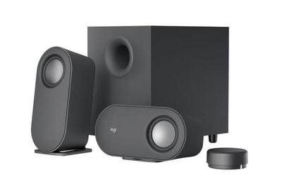 Logitech Z407 PC-høyttalere 2.1-kanals Bluetooth med subwoofer, grafitt