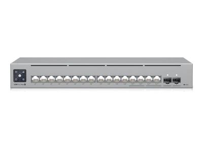 Ubiquiti UniFi Switch Pro Max 16 PoE - Switch - L3 - Styrt - 12 x 10/100/1000 (12 PoE+, 4 PoE++) + 4 x 2.5GBase-T + 2 x 10 Gigabit Ethernet - stasj...