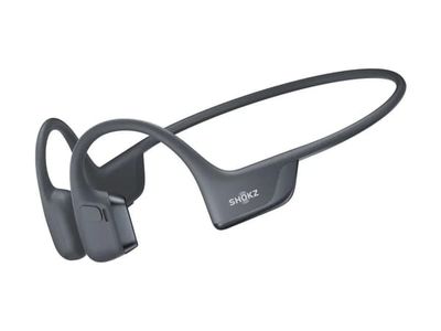 SHOKZ OpenRun Pro 2 - Hodetelefoner med mikrofon - åpent øre - bak-nakken-montering - Bluetooth - trådløs - svart