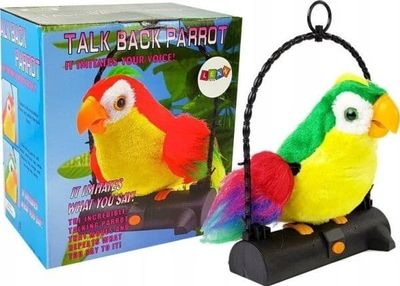 LeanToys papegøye som gjentar ord Grønn LEAN Toys