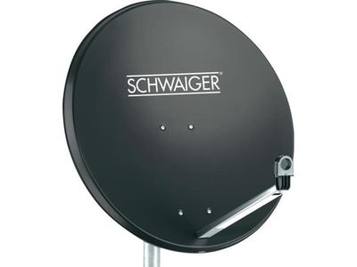 Schwaiger SPI996, 10,7 - 12,75 GHz, 38,5 dBi, Antrasitt, Aluminium, Plast, Stål, 75 cm, 745 mm