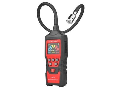 Habotest HT601A, Läckagedetektor med ultraljud, Svart, Röd, Alkalisk, 1,5 V, 153 mm, 60 mm