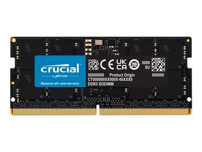 Crucial - DDR5 - modul - 16 GB - SO DIMM 262-pin - 5600 MT/s / PC5-44800 - CL46 - 1.1 V - icke ECC