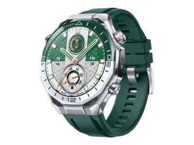 Huawei Watch Ultimate 2 - Steel-color zirconium-based liquid metal - smartklokke med stropp - kompositt - green and white - håndleddstørrelse: 140-...