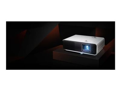 BenQ X500i - DLP-projektor - 4-fargers RGB LED - 3D - 2200 ANSI-lumen - 3840 x 2160 - 16:9 - 4K - 802.11ac trådløs / Bluetooth 5.0 / AirPlay