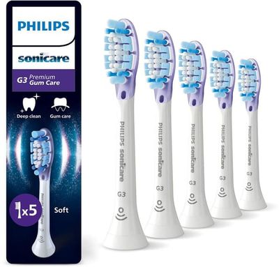 Philips Sonicare G3 Premium Gum Care -hammasharjan päät - valkoinen - 5 kpl