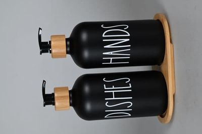 Det Gamle Apotek tvåldispenser, h 19,5 cm, b 18 cm, d 9 cm, svart, 1 set/färgbox
