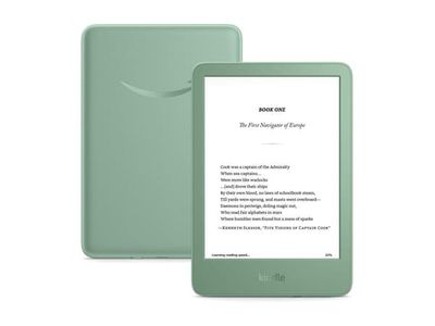Amazon Kindle - 11. generasjon - eBook-leser - 16 GB - 6" monokrom - berøringsskjerm - Bluetooth, Wi-Fi - matcha - Lockscreen Ad-Supported