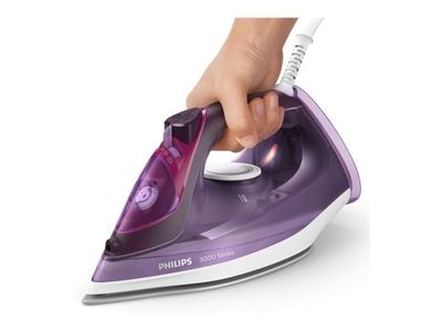 Philips 3000 series DST3041/80, Höyrysilitysrauta, Keraaminen pohjalevy, 1,9 m, 200 g/min, Musta, 40 g/min