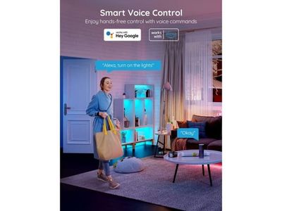 Govee RGB Smart Wi-Fi + Bluetooth LED Strip Lights (5m)