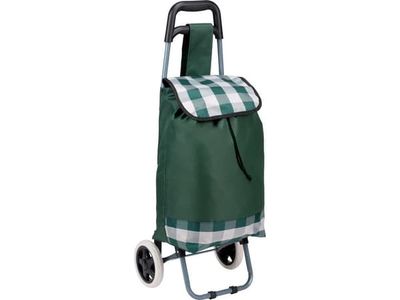 Slazenger handlevogn med handlebag på hjul 31L grønn/hvit