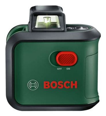 Bosch 0 603 663 B07, 24 m, 0,4 mm/m, 4°, 4 sek/side, horisontal/vertikal, grønn