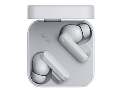 CMF Buds 2a - True wireless-hörlurar med mikrofon - inuti örat - Bluetooth - aktiv brusradering - ljusgrå