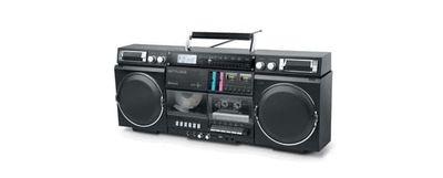 Muse M-380 GB boombox med Bluetooth, CD- og kassettspiller, svart