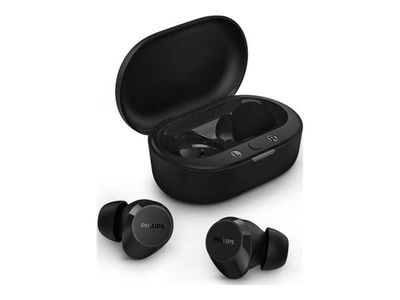 Philips TAT1209BK - True wireless-hörlurar med mikrofon - inuti örat - Bluetooth - svart